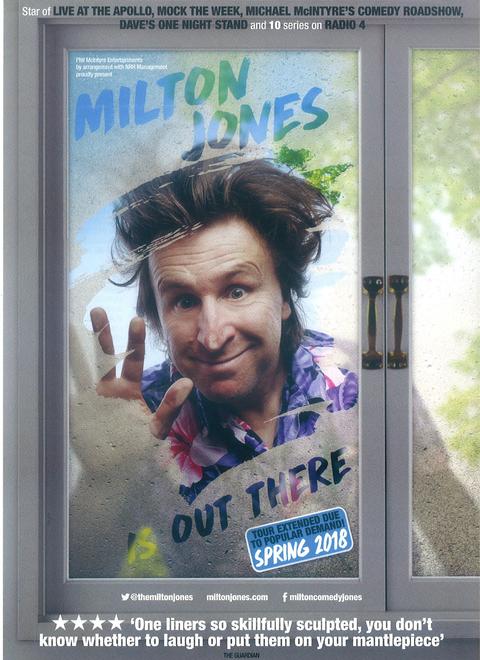 MILTON JONES is Out There